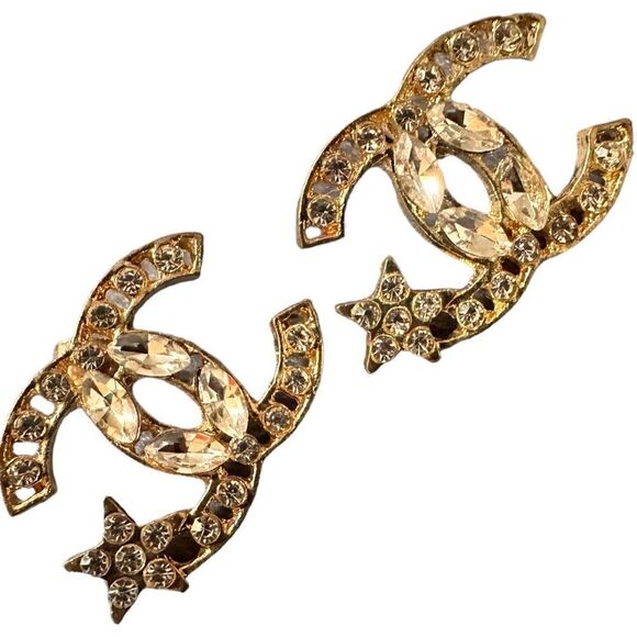 Blue whale & Gold Earrings, Monogram Sparkle (NWT
Statement, Crystal Dia… - Picture 13 of 17